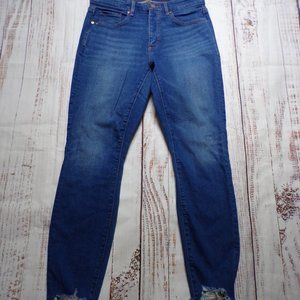 Ann Taylor Loft Curvy Skinny Crop Womens Jeans Size 28 Mid Rise - 231532